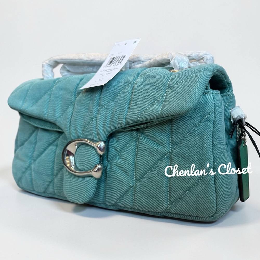 NWT Coach Denim Tabby Quilted 26 Convertible Shoulder Bag - Picture 2 of 16